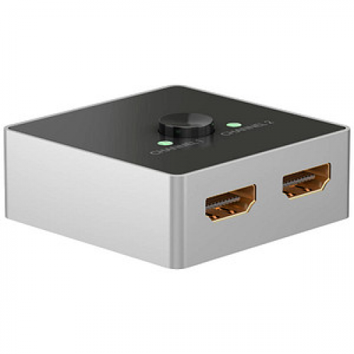 goobay Manuelle HDMI™-Umschaltbox 2 auf 1 (4K @ 60 Hz)  HDMI-Switch