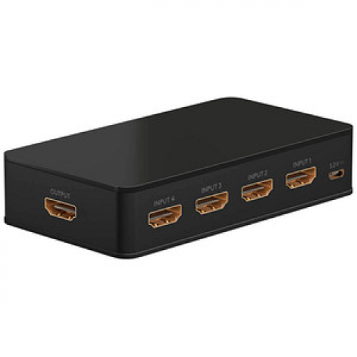 goobay HDMI™-Umschaltbox 4 auf 1 (4K @ 60 Hz)  HDMI-Switch