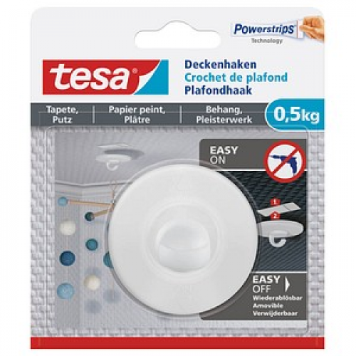 tesa Klebehaken für max. 0,5 kg 6,0 x 6,0 cm