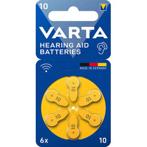 6 VARTA Knopfzellen 10 1,45 V