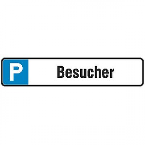 SafetyMarking® Hinweisschild "P Besucher" rechteckig 52,0 x 11,0 cm