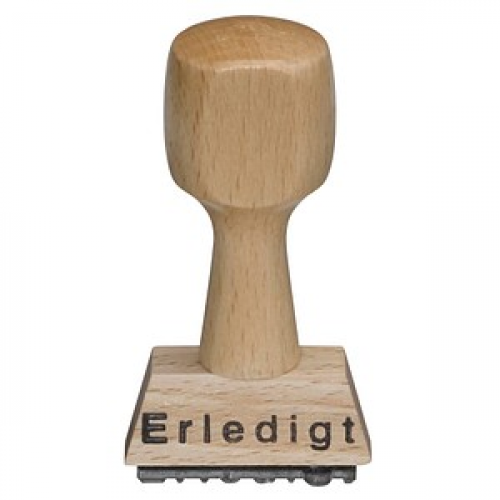 Textstempel "Erledigt"