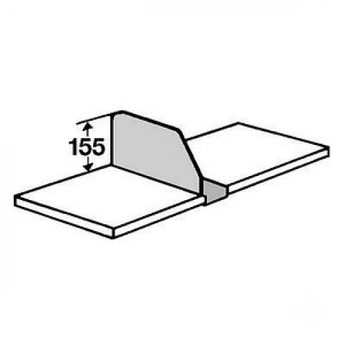 Kerkmann Fachteiler für Regale lichtgrau 40,0 x 40,0 x 15,5 cm