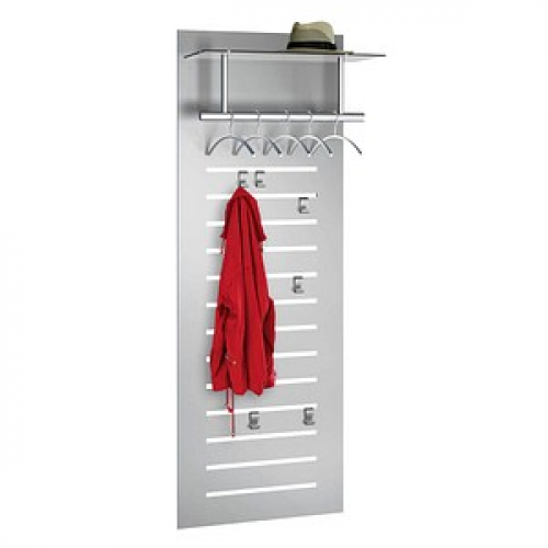 Kerkmann Wandgarderobe tec-art  32606614 silber Metall 6 Haken 60,0 x 170,0 cm