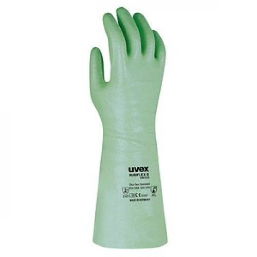 uvex unisex Arbeitshandschuhe Profas Rubiflex NB 35 S grün Größe 8 1 Paar