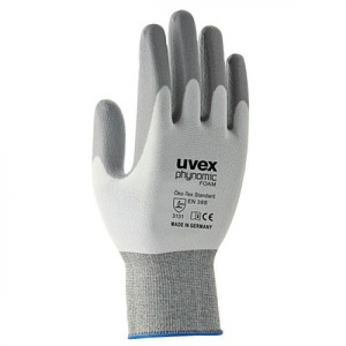 uvex unisex Arbeitshandschuhe phynomic FOAM weiß Größe 7 1 Paar