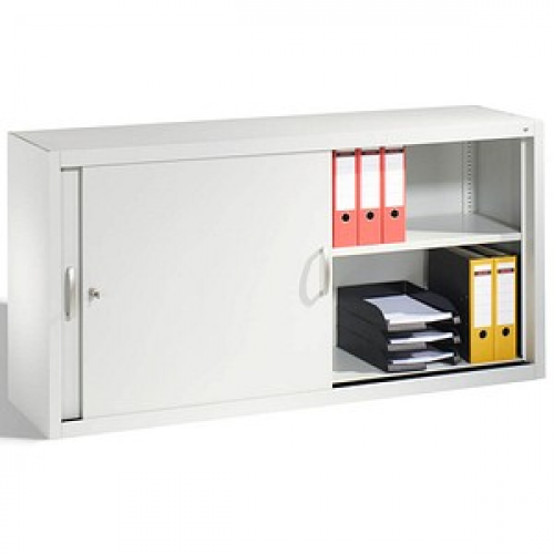 CP Aufsatz-Schiebetürenschrank C 2000 Acurado, 2145-00 S10052 lichtgrau 2 Fachböden 160,0 x 40,0 x 79,0 cm