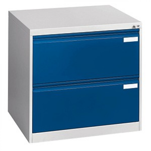 CP C 2000 Acurado Hängeregistraturschrank lichtgrau, blau 2 Schubladen 78,7 x 59,0 x 73,3 cm