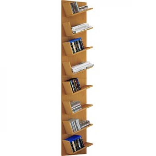 VCM my home Bücherregal Lansi Maxi buche 33,0 x 16,0 x 180,0 cm