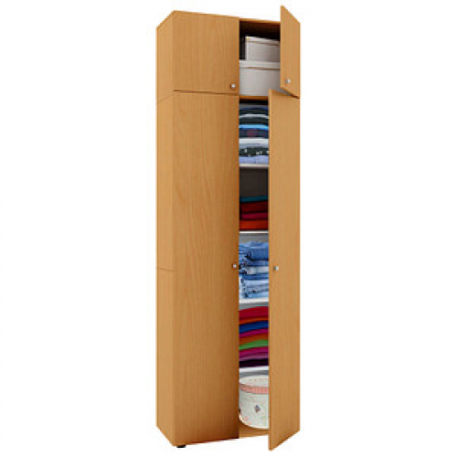 VCM my office Aktenschrank Vandol, 912194 buche 4 Fachböden 70,0 x 40,0 x 218,0 cm