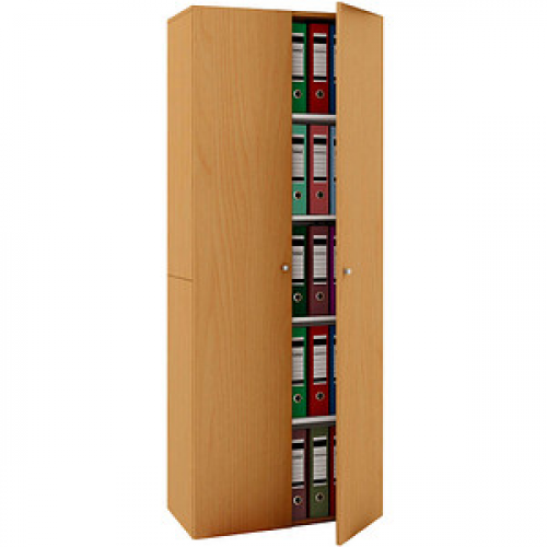 VCM my office Aktenschrank Vandol, 912247 buche 4 Fachböden 70,0 x 40,0 x 178,0 cm