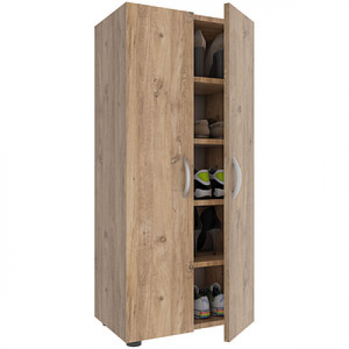 VCM my home Schuhschrank Ulas XL, 918423 eiche 49,0 x 34,0 x 108,0 cm