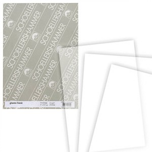 SCHOELLERSHAMMER Transparentpapier glama basic 110 g/qm, 250 Blatt