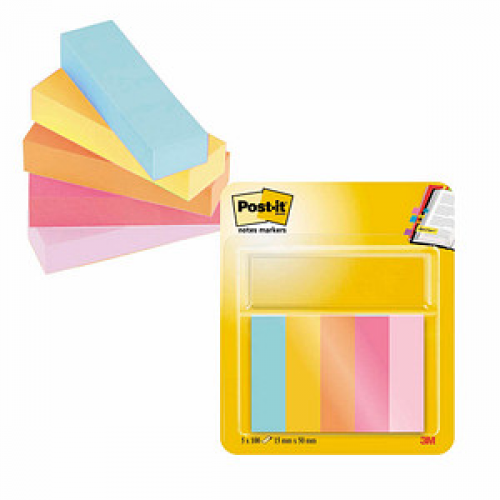 Post-it® Page Marker Beachside Haftmarker farbsortiert 5x 50 Streifen