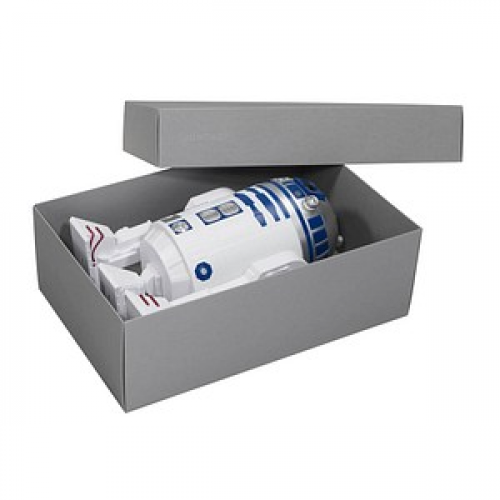 BUNTBOX XL Geschenkboxen 8,6 l grau 34,0 x 22,0 x 11,5 cm