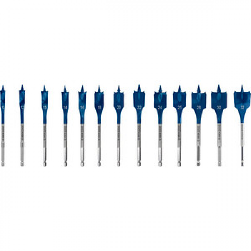 BOSCH EXPERT Self Cut Speed Flachfräsbohrer-Set, 13-teilig