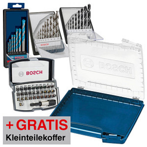 AKTION: BOSCH Bohrer- und Bit-Set, 58-teilig + GRATIS i-BOXX 53