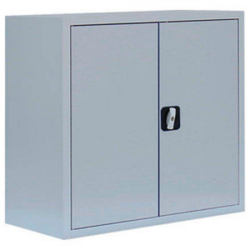 LÜLLMANN Stahlschrank 530300 lichtgrau 80,0 x 38,3 x 75,0 cm, aufgebaut