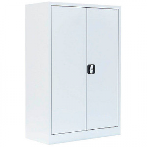 LÜLLMANN Stahlschrank 530327 signalweiß 92,5 x 42,2 x 120,0 cm, aufgebaut