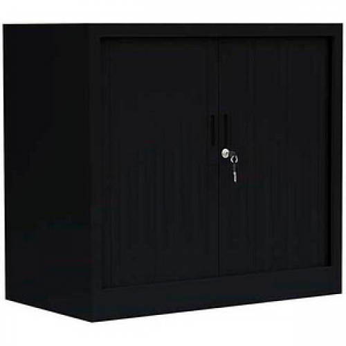 LÜLLMANN Schiebetürenschrank, 555089 tiefschwarz 1 Fachboden 80,0 x 45,7 x 75,0 cm