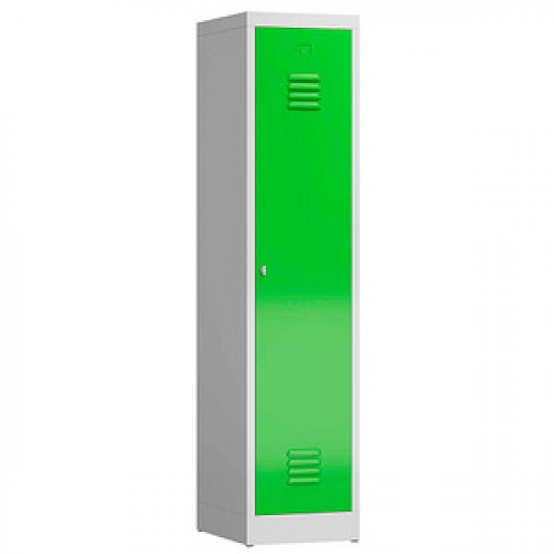 ClassiX Spind gelbgrün, lichtgrau X-515115, 1 Schließfach 41,5 x 50,0 x 180,0 cm