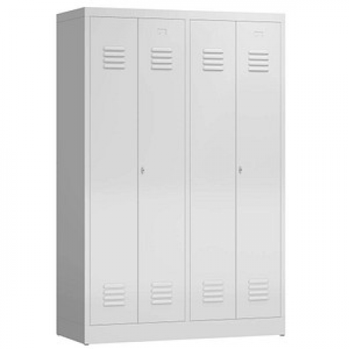 ClassiX Spind lichtgrau X-510440, 2 Schließfächer 118,5 x 50,0 x 180,0 cm
