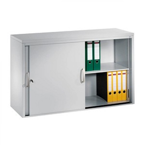 CP Schiebetürenschrank C 2000 Acurado, 5723-00 S10376 lichtgrau 2 Fachböden 120,0 x 40,0 x 72,0 cm