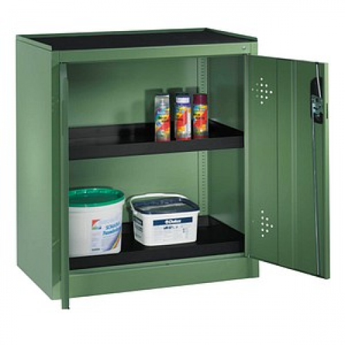 CP Umweltschrank 8821-316 S10080 resedagrün 93,0 x 50,0 x 100,0 cm, aufgebaut