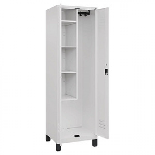 CP Putzmittelschrank Classic Plus 080110-00 S10035 verkehrsweiß 60,0 x 50,0 x 195,0 cm, aufgebaut