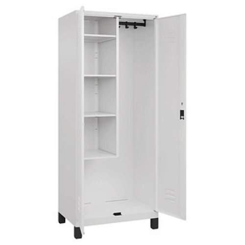 CP Putzmittelschrank Classic Plus 080110-02 S10035 verkehrsweiß 80,0 x 50,0 x 195,0 cm, aufgebaut