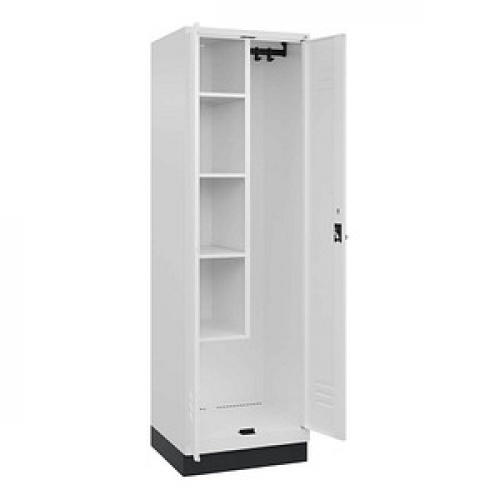 CP Putzmittelschrank Classic PLUS 080120-00 S10014 verkehrsweiß 60,0 x 50,0 x 195,0 cm, aufgebaut