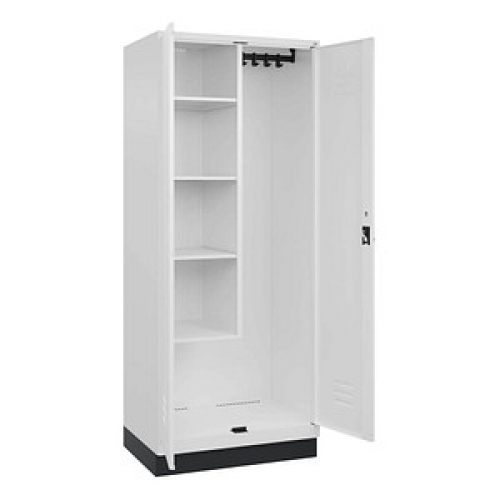 CP Putzmittelschrank Classic PLUS 080120-02 S10014 verkehrsweiß 80,0 x 50,0 x 195,0 cm, aufgebaut