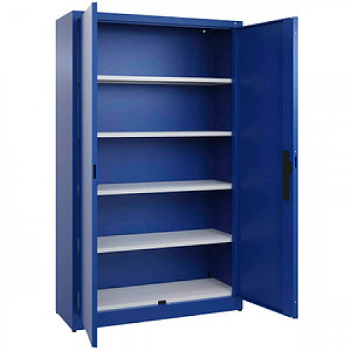 CP Stahlschrank C 2000 Acurado 094600-000 S10000 enzianblau 120,0 x 40,0 x 195,0 cm, aufgebaut