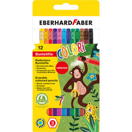 EBERHARD FABER Colori Buntstifte farbsortiert, 12 St.