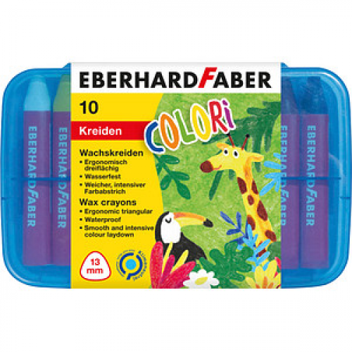 EBERHARD FABER Colori Wachsmalkreiden farbsortiert, 10 St.