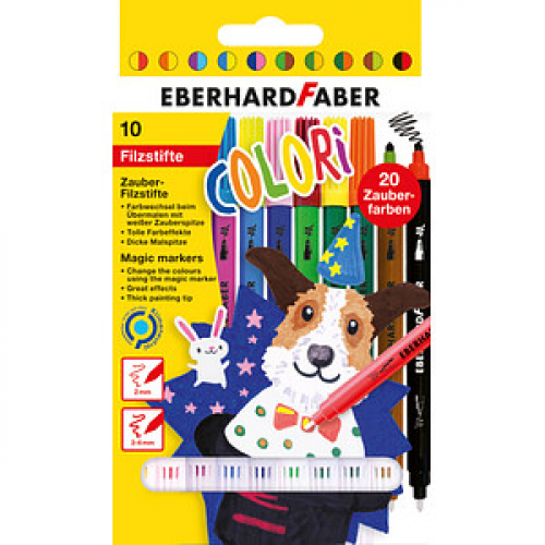 EBERHARD FABER Colori Filzstifte farbsortiert, 10 St.