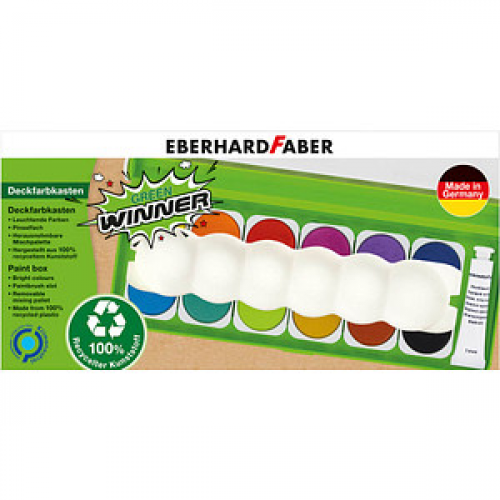 EBERHARD FABER Green Winner Wasserfarbkasten 12 Farben