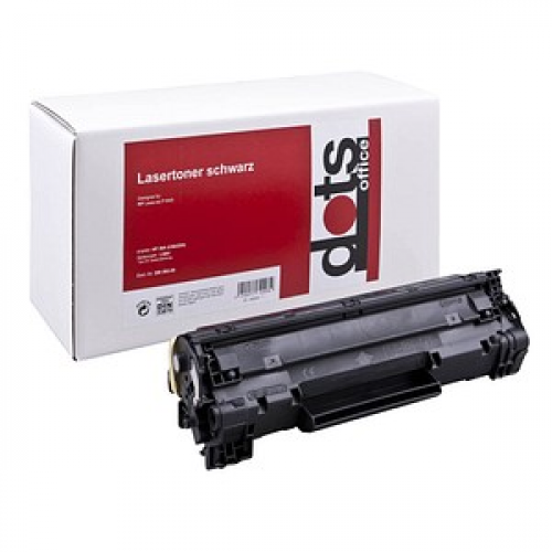 dots  schwarz Toner kompatibel zu HP 35A (CB435A)