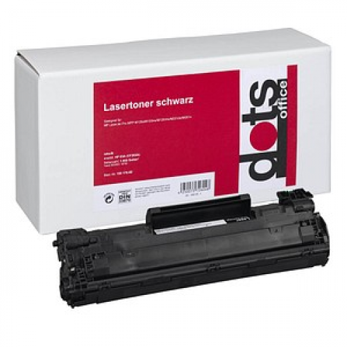 dots  schwarz Toner kompatibel zu HP 83A (CF283A)