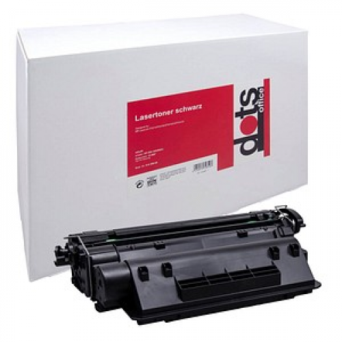 dots  schwarz Toner kompatibel zu HP 55X (CE255X)