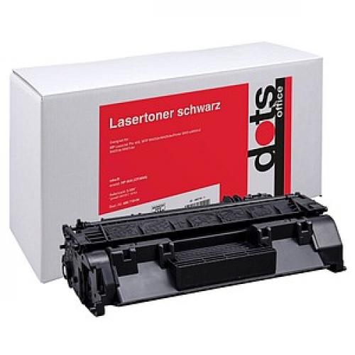 dots  schwarz Toner kompatibel zu HP 80A (CF280A)