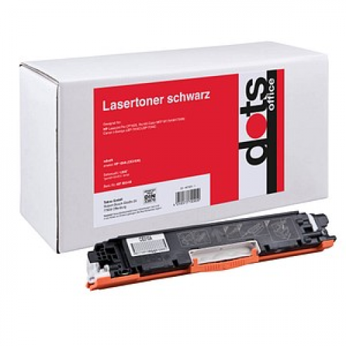 dots  schwarz Toner kompatibel zu HP 126A (CE310A)