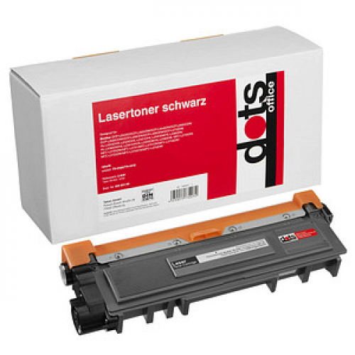 dots  schwarz Toner kompatibel zu brother TN-2320