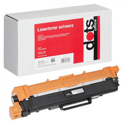 dots  schwarz Toner kompatibel zu brother TN-247BK