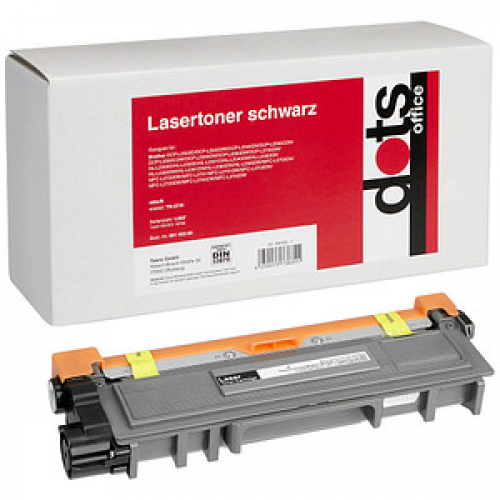 dots  schwarz Toner kompatibel zu brother TN2310