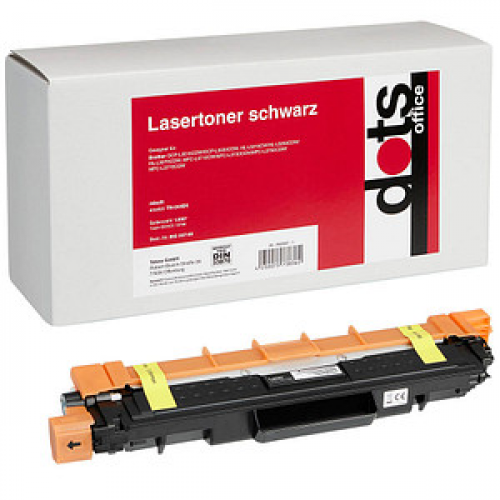 dots  schwarz Toner kompatibel zu brother TN243BK