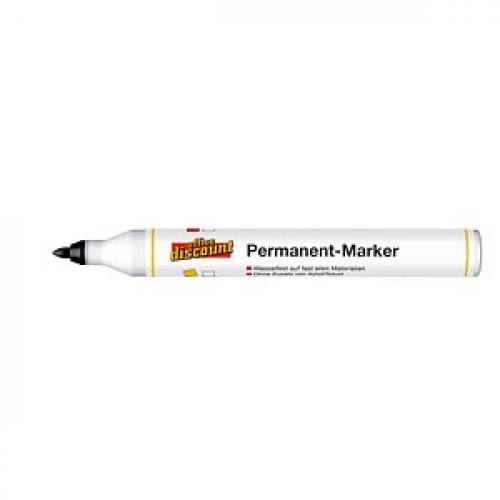 office discount Permanentmarker schwarz 1,0 - 3,0 mm, 3 St.