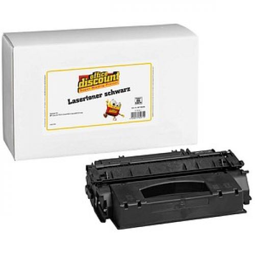 office discount  schwarz Toner kompatibel zu HP 53X (Q7553X)