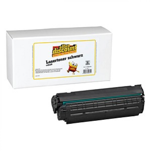 office discount  schwarz Toner kompatibel zu HP 12XXL (Q2612X)