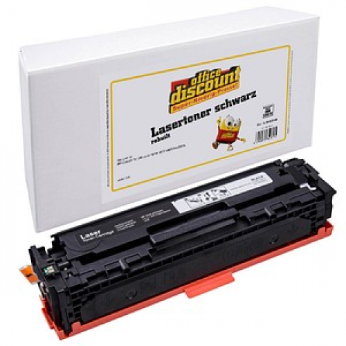 office discount  schwarz Toner kompatibel zu HP 131A; Canon  731BK(CF210A;  6272B002)